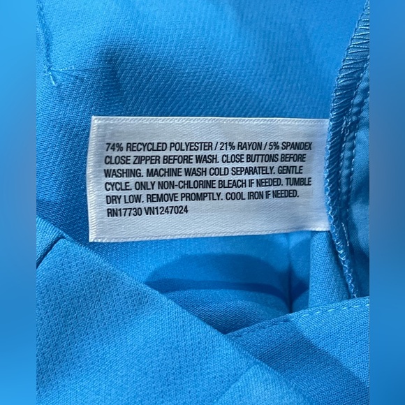 🩵A New Day Women's High Rise Tapered Leg Ankle Lightweight, Blue Size 6R NWT🩵 - Picture 9 of 10